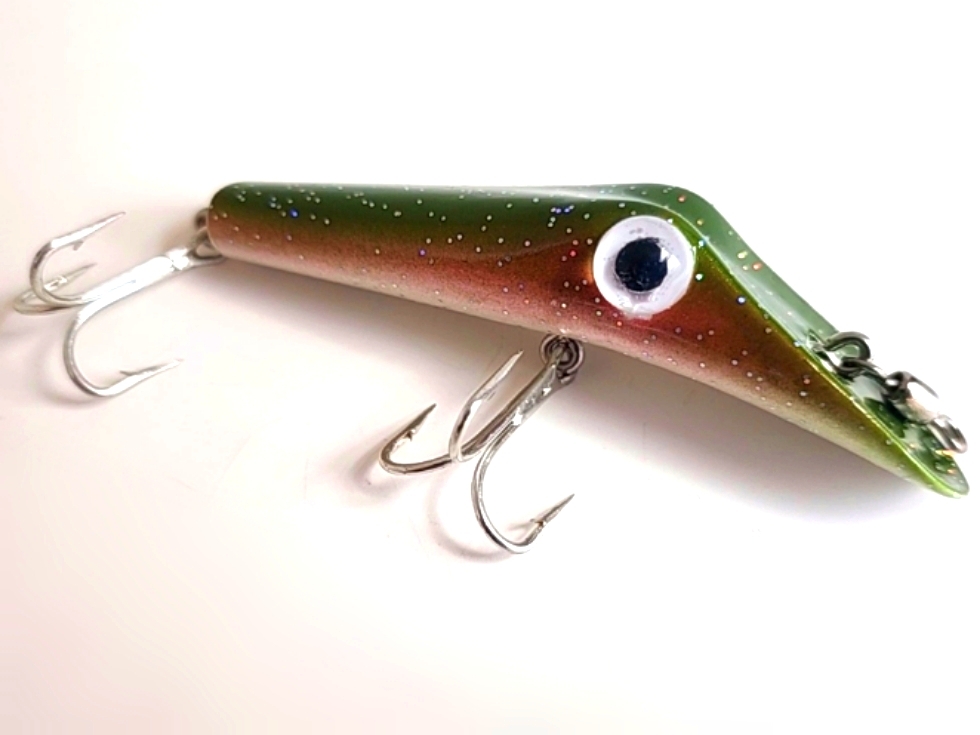 Linoriver 5PCS 14#-3/0 Round Bent Inline Treble Hooks Fishing Lure Bait  Triple Hook Luminous Green / UV Pink Orange Chartreuse